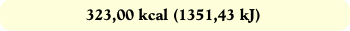 323,00 kcal (1351,43 kJ)