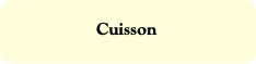 Cuisson