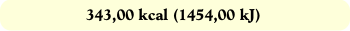 343,00 kcal (1454,00 kJ)