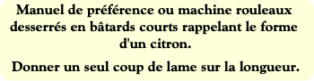 Manuel de préférence ou machine rouleaux desserrés