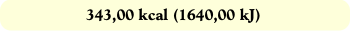 343,00 kcal (1640,00 kJ)