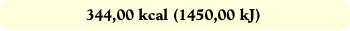 344,00 kcal (1450,00 kJ)